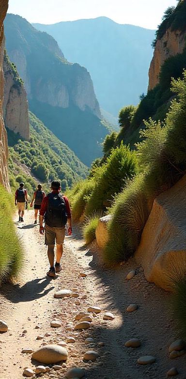 Wandern und geniessen kannst du in der beeindruckenden Schlucht Tal der Toten, in dem die Minoer ca 1055 v. Chr. ihre Toten bestattet haben