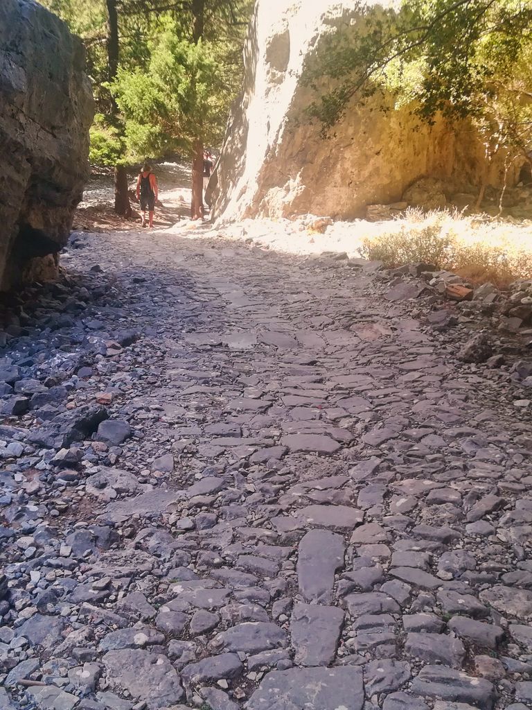 Alte Römerstraße in der Imbrosschlucht
