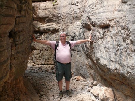 Beispiel des Weges in der Imbrosschlucht