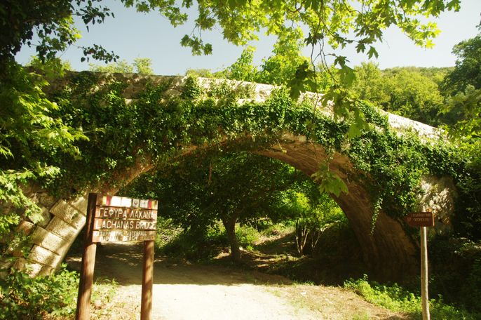 Brücke am Eingang zur Schlucht